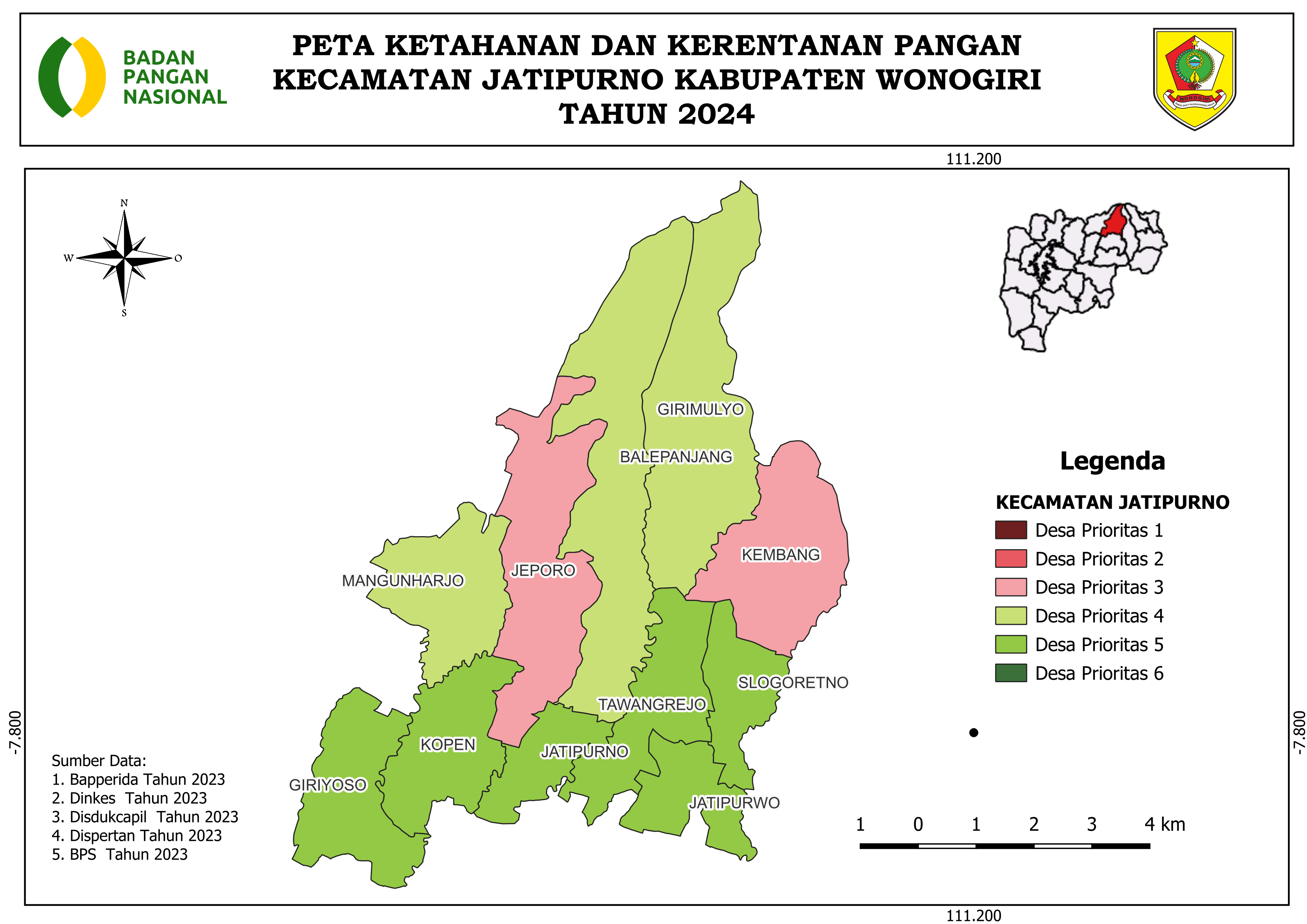 PETA KECAMATAN JATIPURNO TAHUN 2024