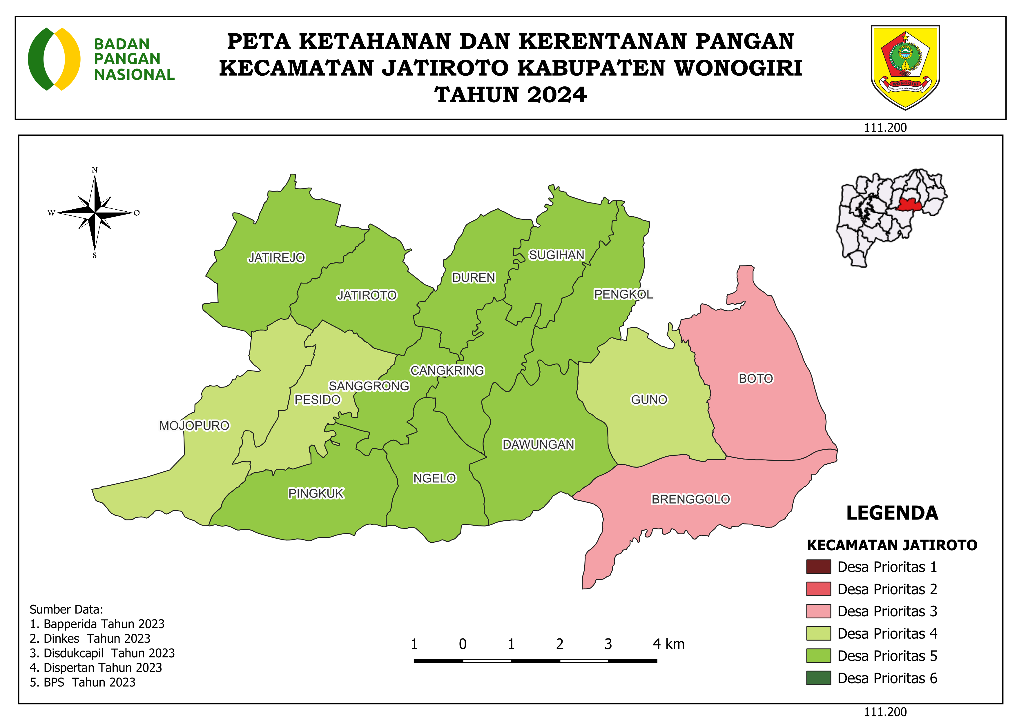 PETA KECAMATAN JATIROTO TAHUN 2024